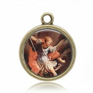 Saint Michael, Religious Medal, Religious Pendant, Catholic Medal, Catholic Gifts, Religious Gift, Archangel, Christian Gifts,