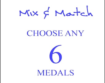 6 Medals, Religious, Catholic Gifts, Protection Amulet, Religious Gifts, Protection Medal, Catholic Medal, Religious Medal, Christian Medals