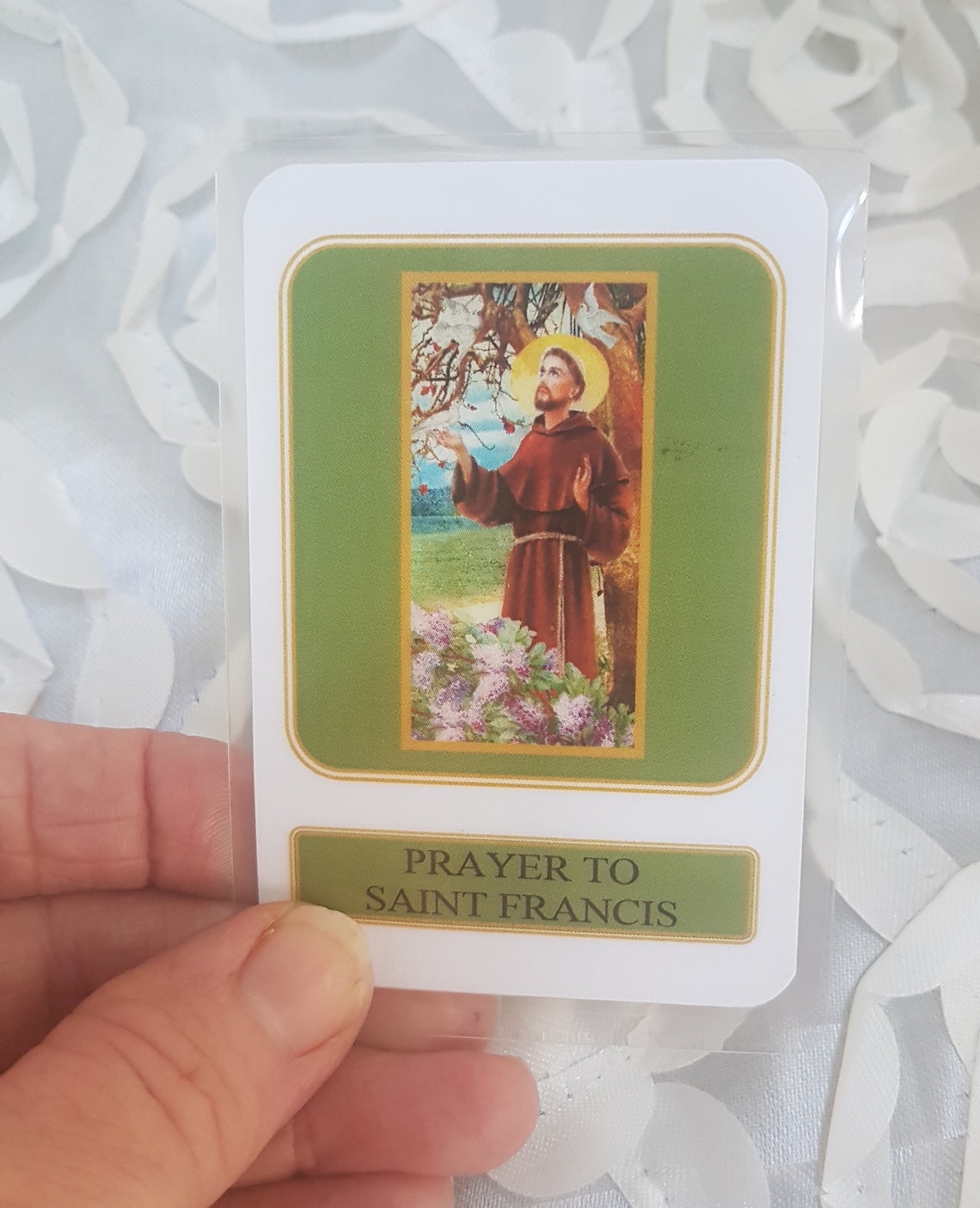 Saint Francis, Prayer Card, St Francis, Prayer Cards, Religious Gift ...