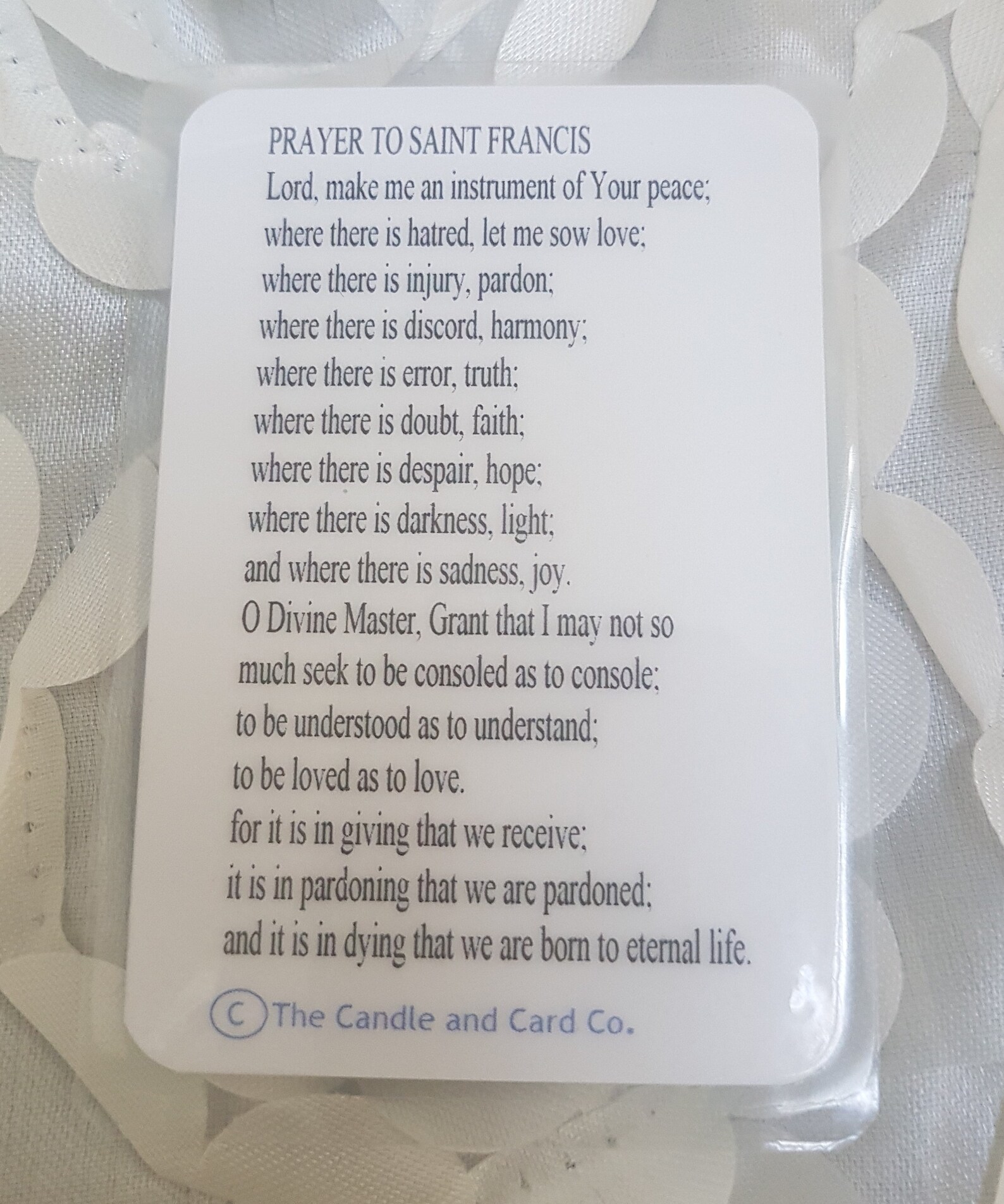 Saint Francis, Prayer Card, St Francis, Prayer Cards, Religious Gift ...