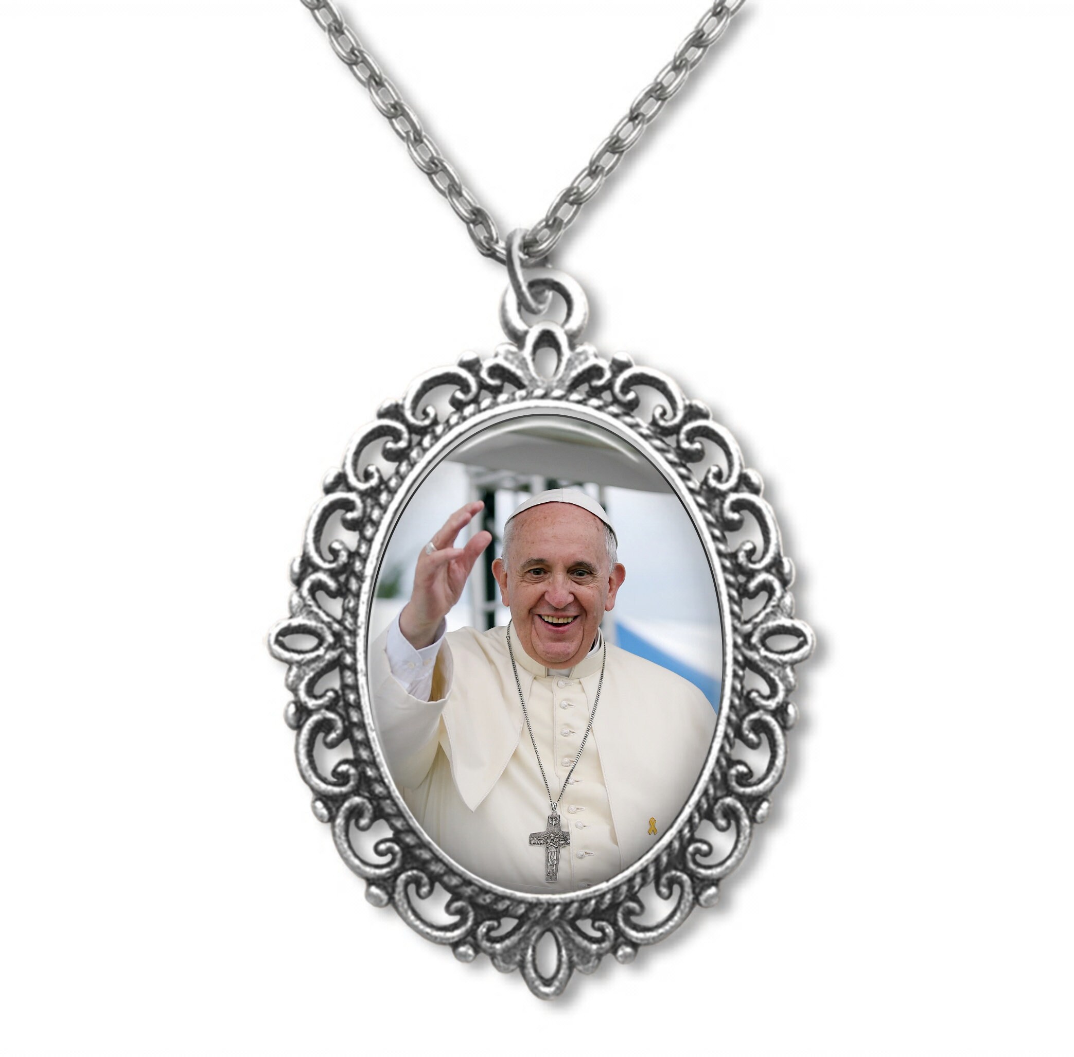 Pape François, Médaille Religieuse, Catholique, Médaille, Dons Religieux, Cadeaux Catholiques, Papa,