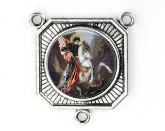 Rosary Center, St George, Large Rosary Center, Rosary Parts,