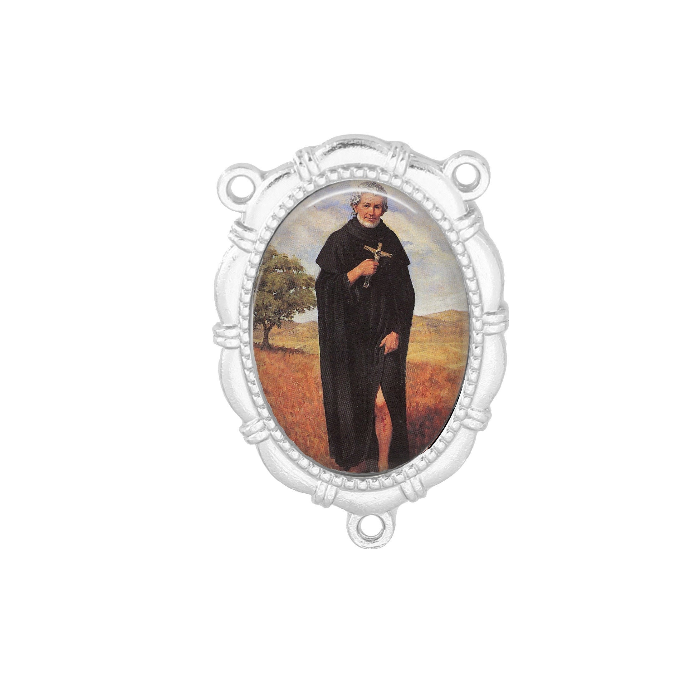 Centre Du Rosaire, St Peregrine, Finition Or ou Argent