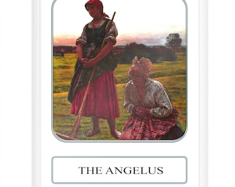 The Angelus, Prayer Card, Angelus Prayer, Religious Card, Prayer Cards, Catholic, Religious Gifts, Catholic Gifts,