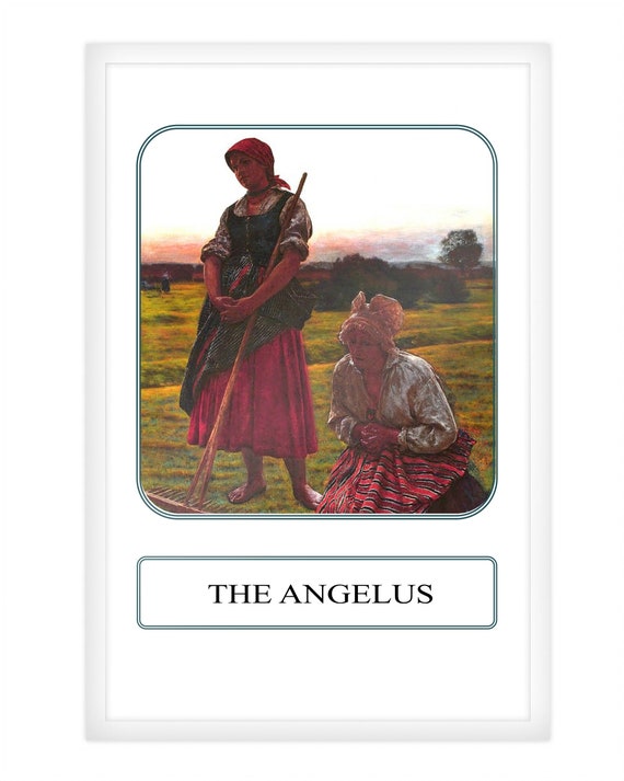 Prayer to The Angelus Laminated Prayer Cards - Pack of 25- English