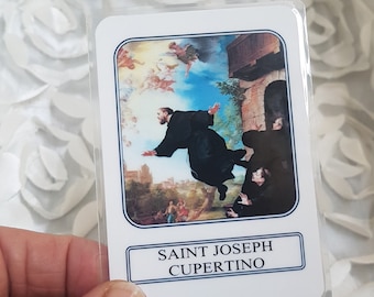 Prayer Card, Exams Prayer, Joseph Cupertino, Inspirational, Saint Prayer, Christian, Catholic, Christian Gift, Catholic Gift,