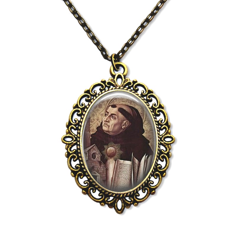 Saint Thomas Aquinas Religious Medal Student Saint Patron ...