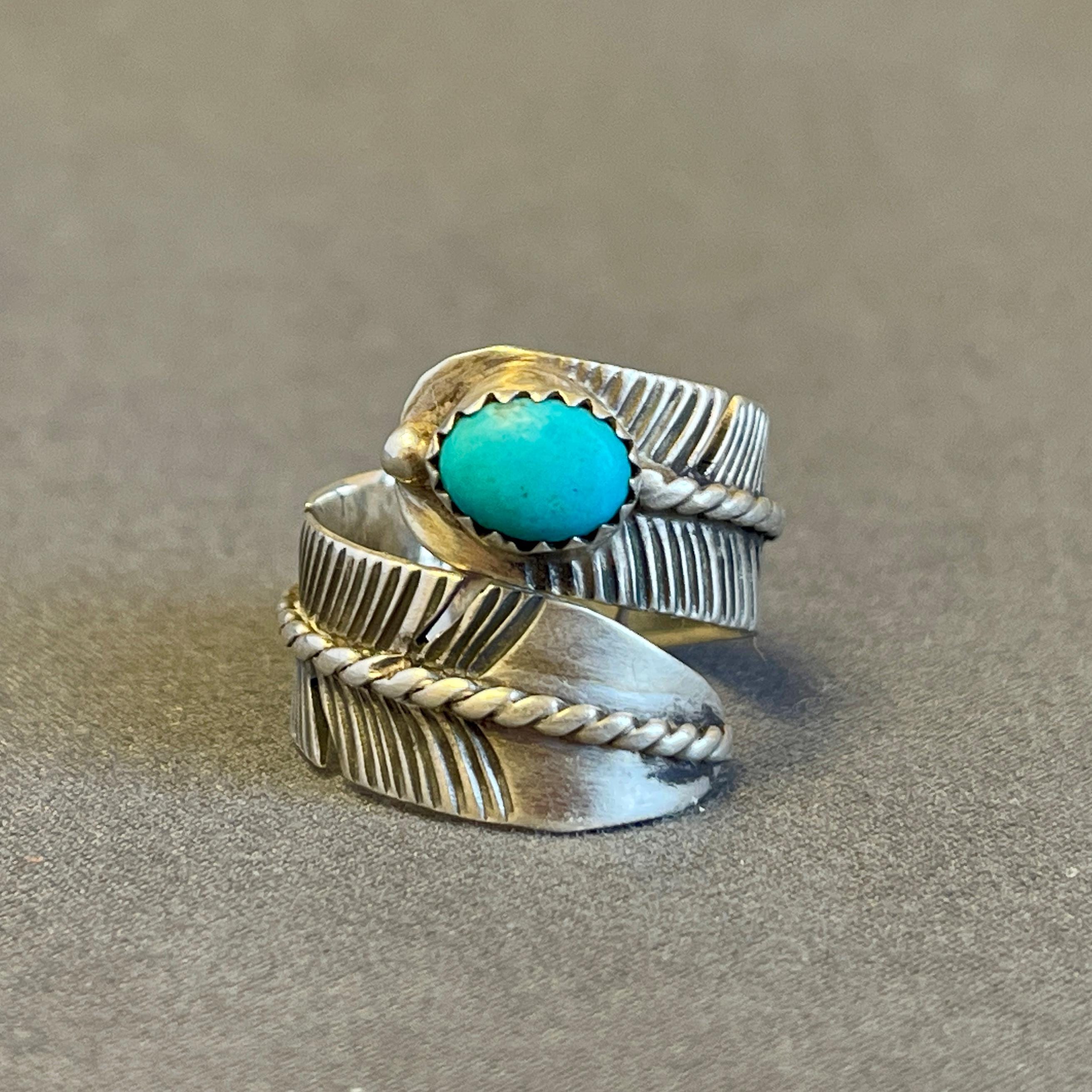 Running bear turquoise ring - Etsy 日本