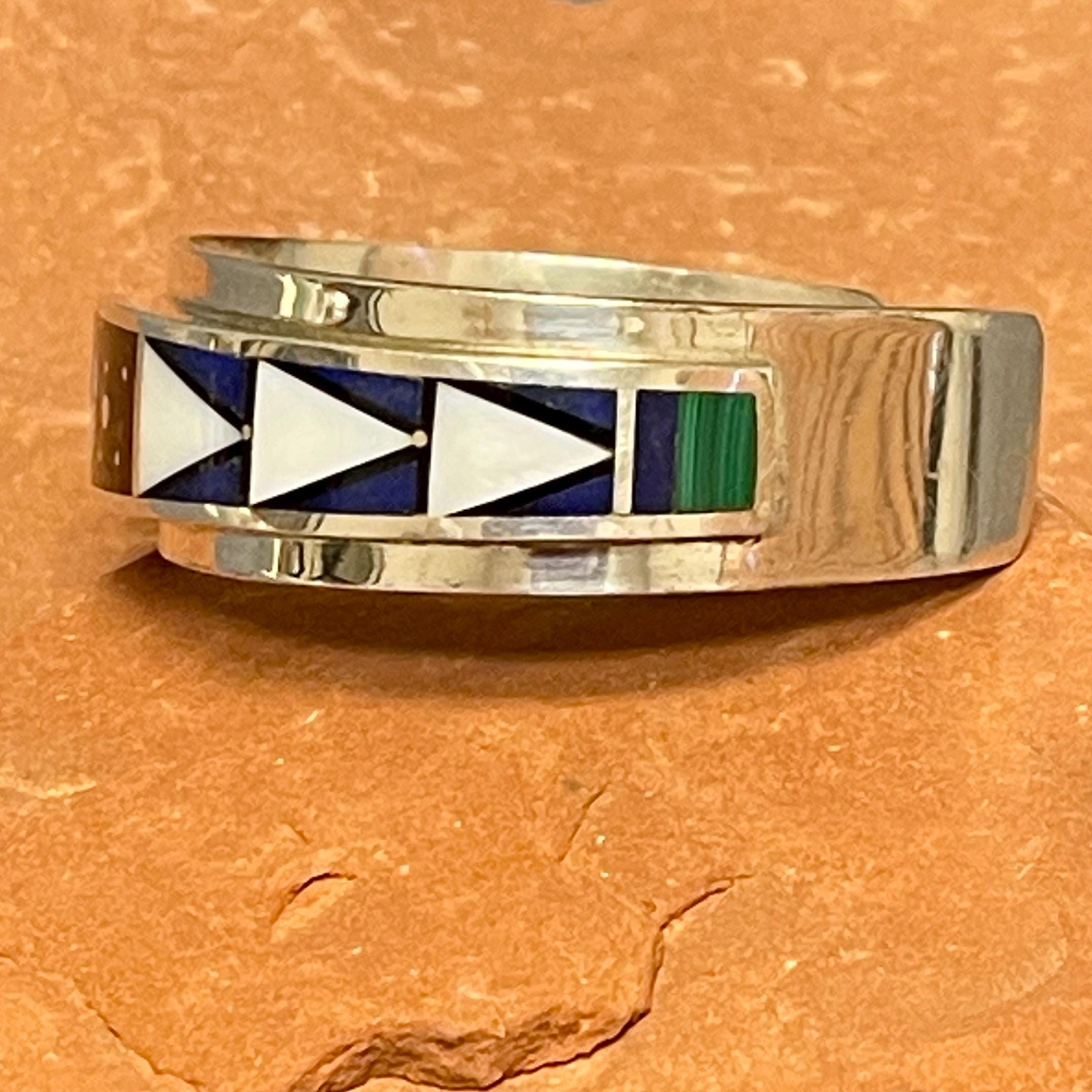 Harold Smith, Navajo Multi-stone Inlay Bracelet With Celestial