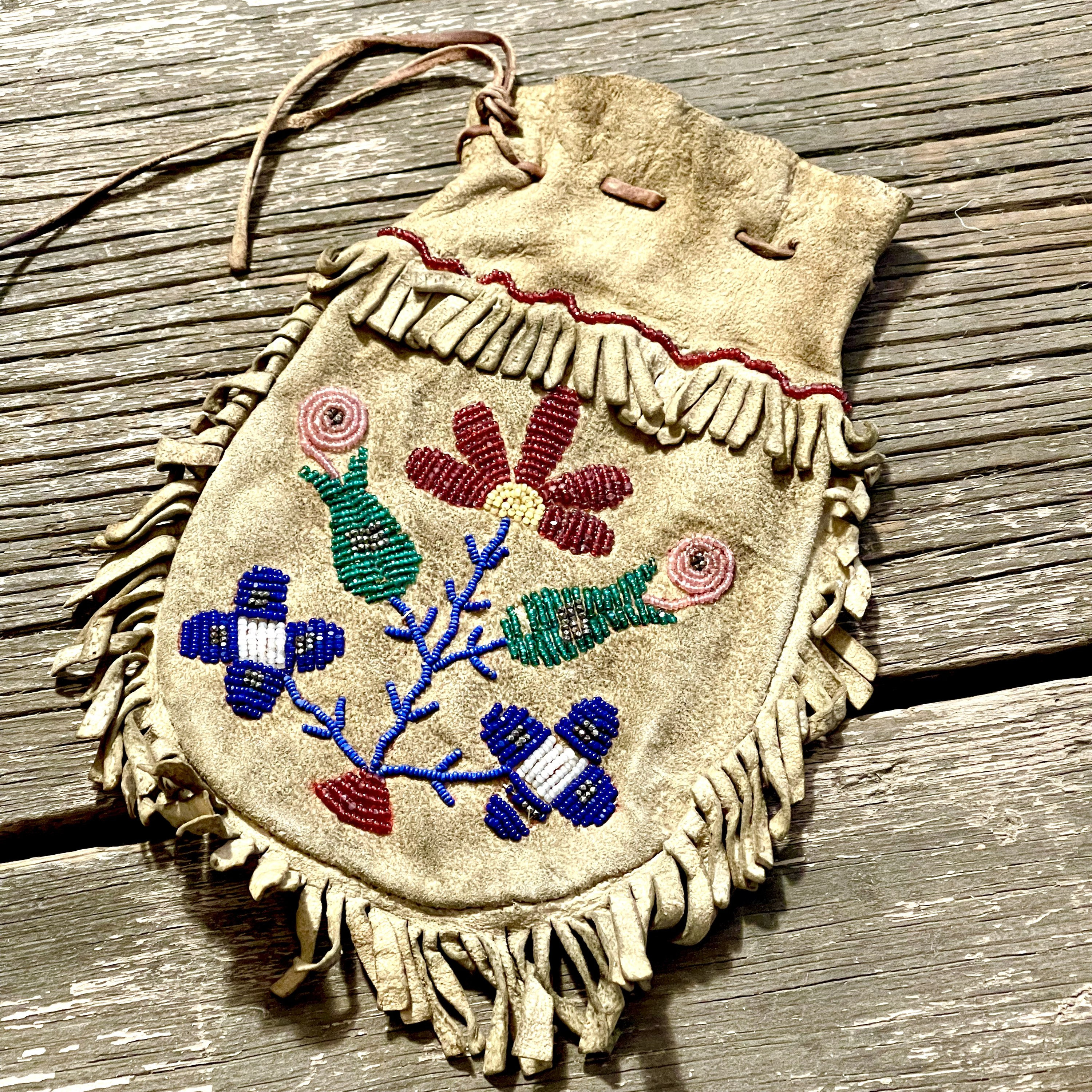 Beaded Pouch Native American Beaded Bags Sioux Beaded Pouch Antique Native  American Beaded Bag Santee Sioux