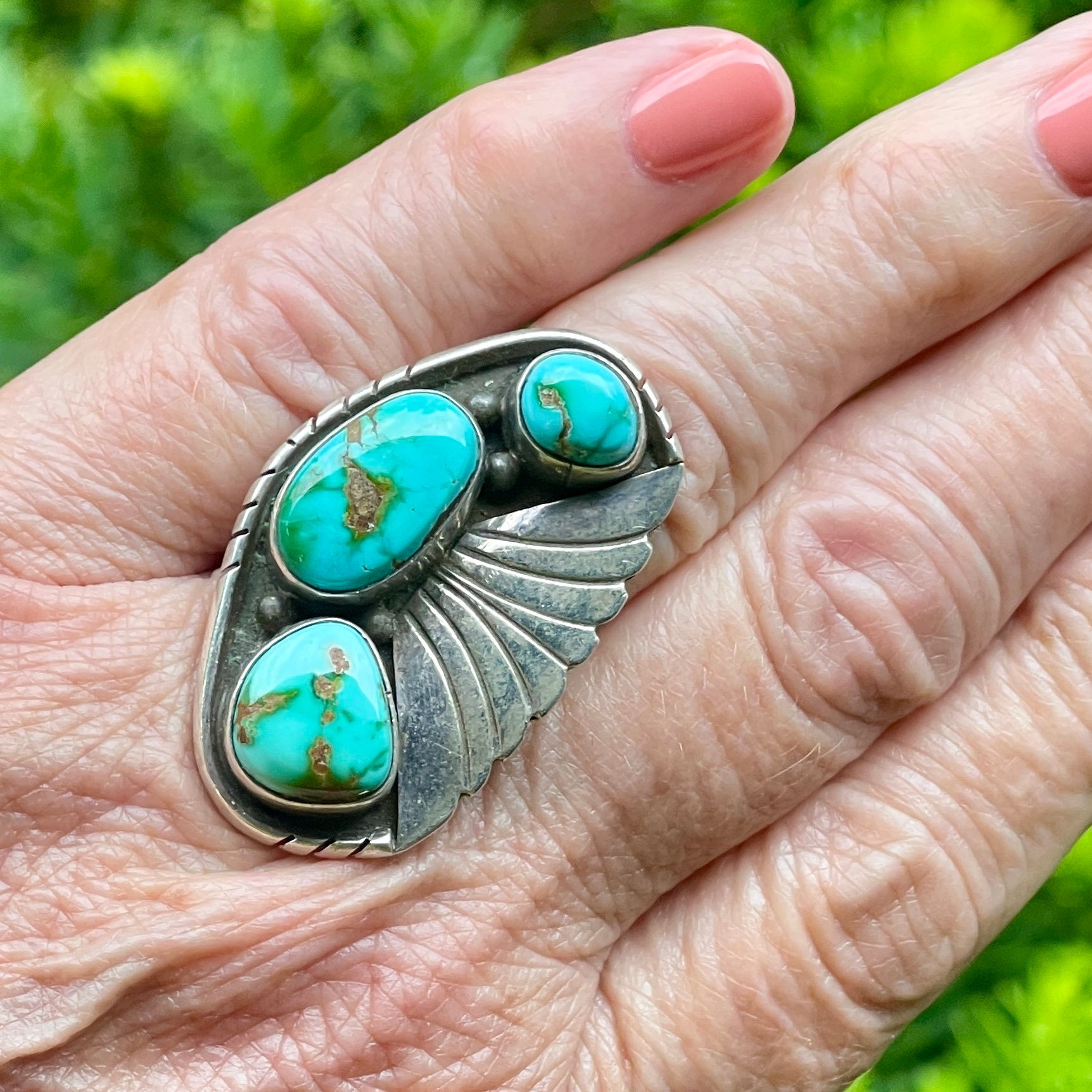 Completely Handmade Solid Sterling Vintage Navajo Native American Jewelry jewelry 102 Gram Fork Set Completely Handmade Solid Sterling Vintage Navajo Native American Jewelry jewelry 102 Gram Fork Set