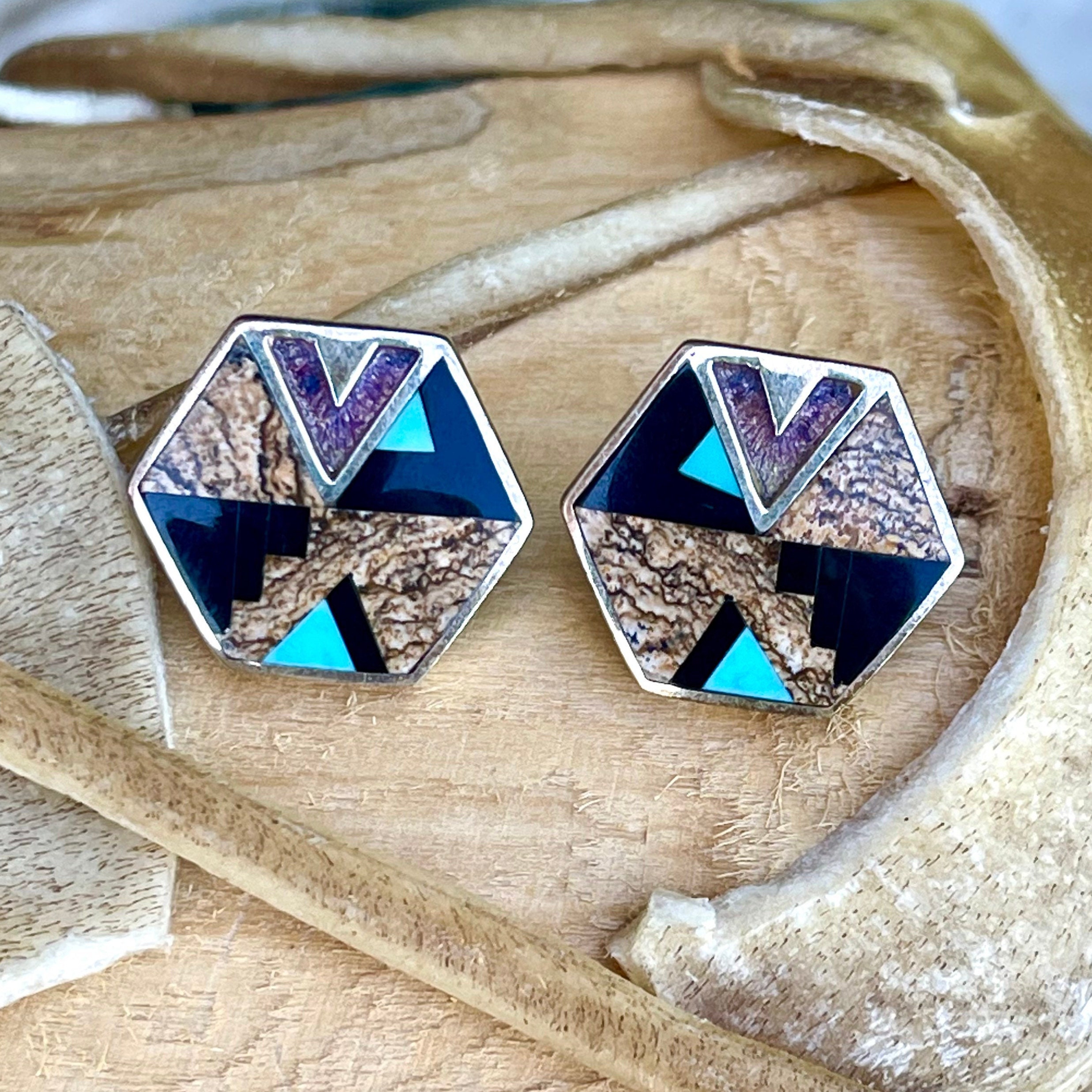 Navajo Jade Earrings - Etsy
