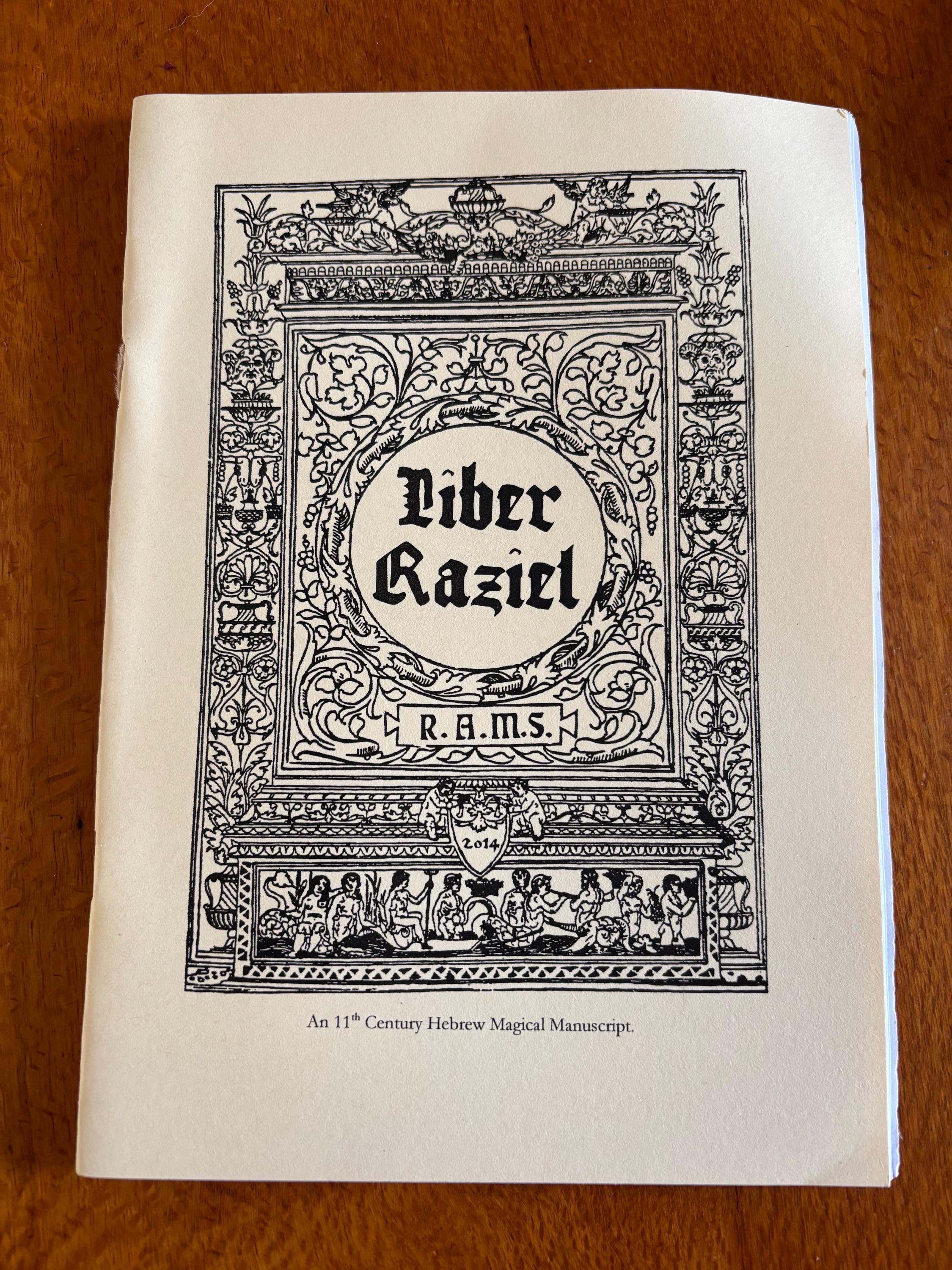 Liber Raziel: 13th Century Hebrew Magickal Grimoire - Etsy