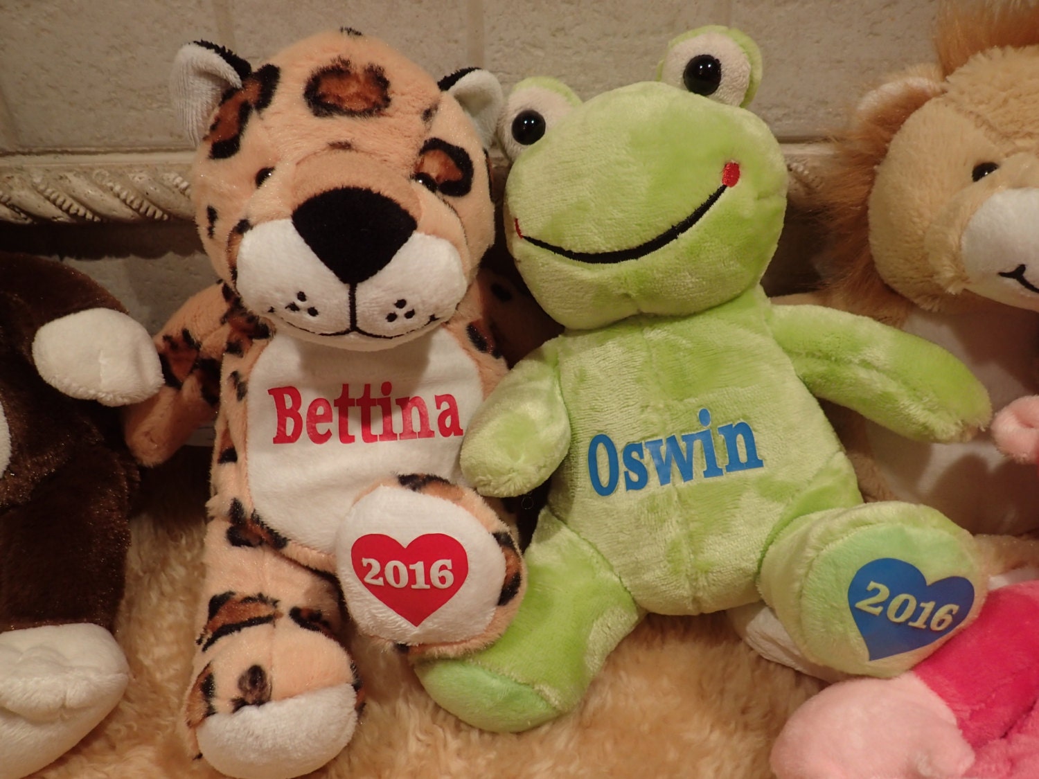 Personalized Name Plush Personalized Stuffed Animal Baby Etsy