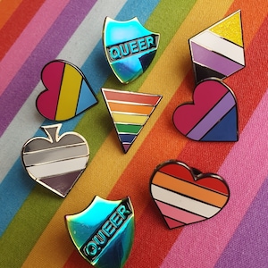 B Grade Pride Hard Emaille Pins