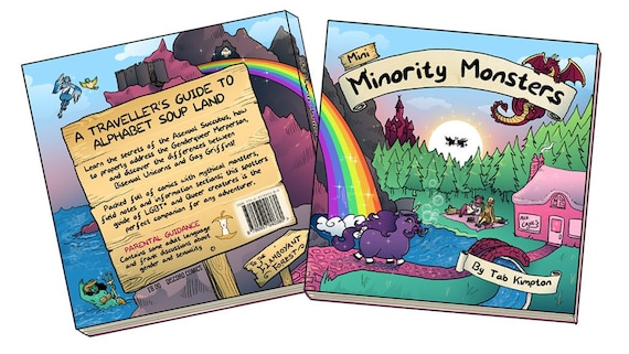 Mini Monster Lgbt Educational Softback Comic Etsy Mini Monster Lgbt Educational Softback Comic Etsy
