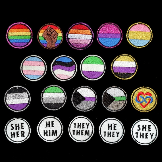 Rubber Pride LBGT Gay Pride Embroidered Patch Badge 