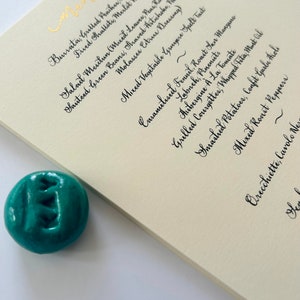 Menu scritto a mano, menu calligrafico, menu di nozze, menu personalizzato, menu su misura, calligrafo per matrimoni, menu di tre portate, decorazioni per cene,