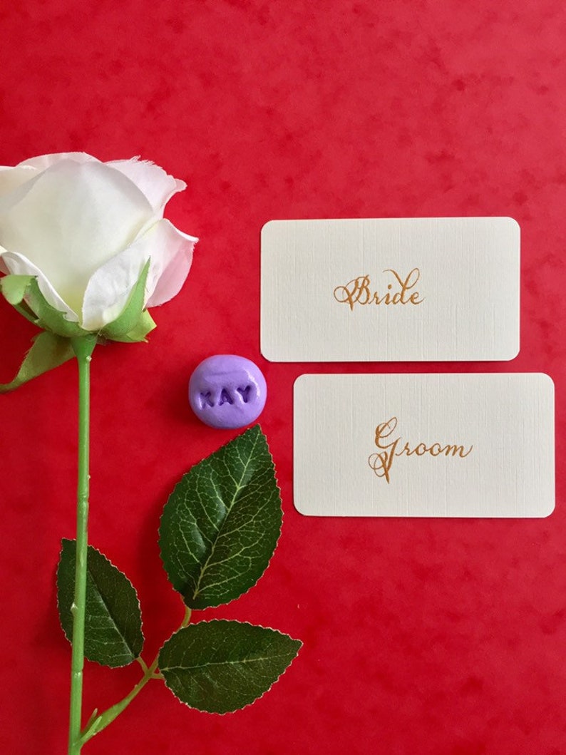 X25 Blank Place Cards Wedding Name Cards Name Setting Etsy
