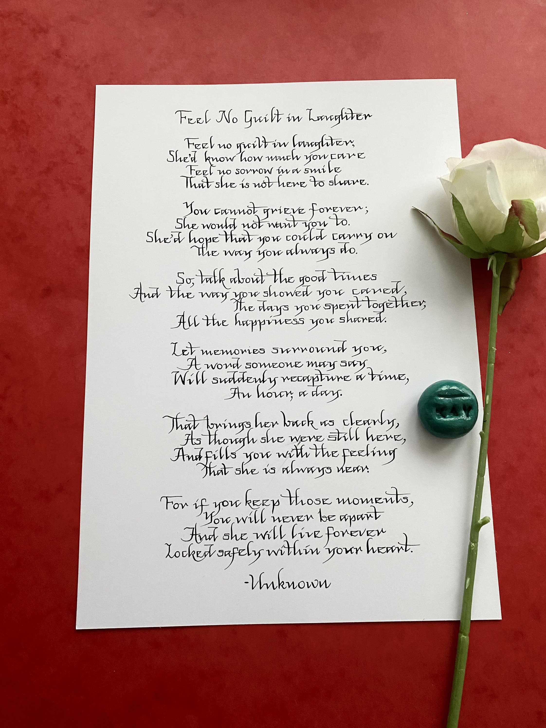 Funeral Poem Death Poem Funeral Reading Death is Nothing at Etsy UK