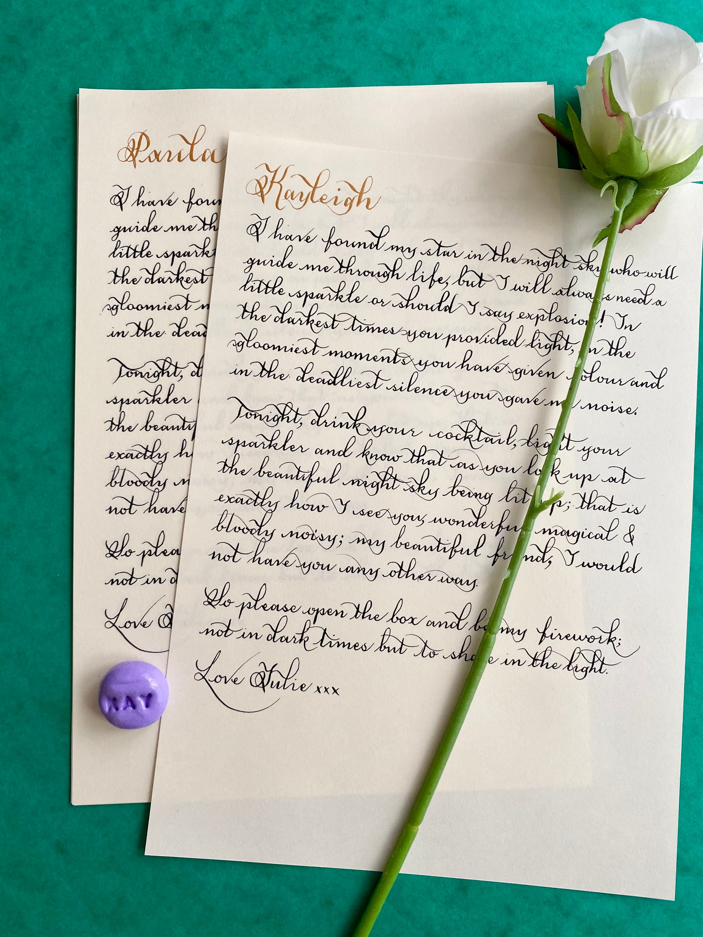 Bulk Letters Digitalised Letters Batch Letters Invitations Etsy