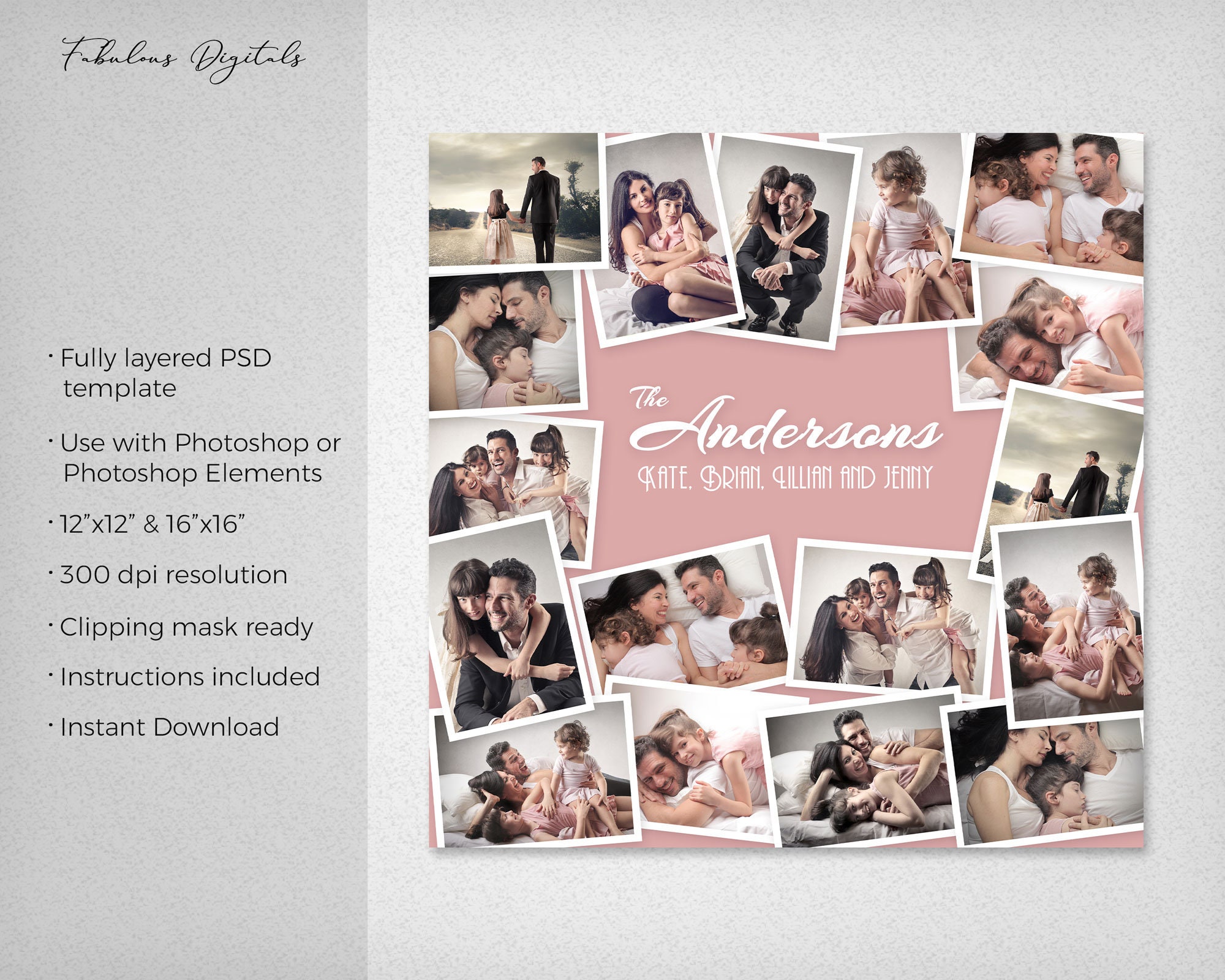 Memories Photo Storyboard 12x12 and 16x16 - Etsy
