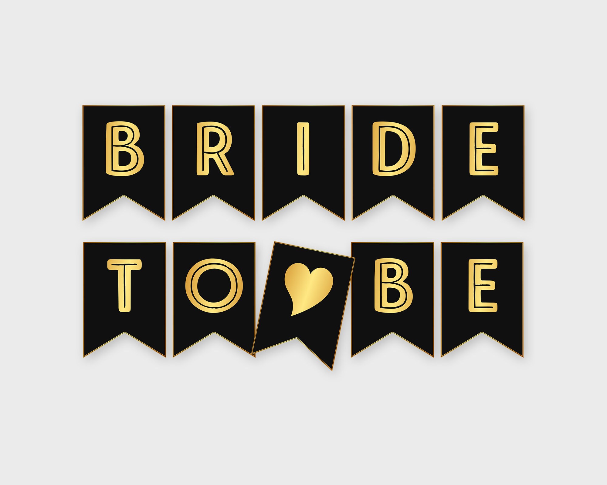 printable bride to be banner