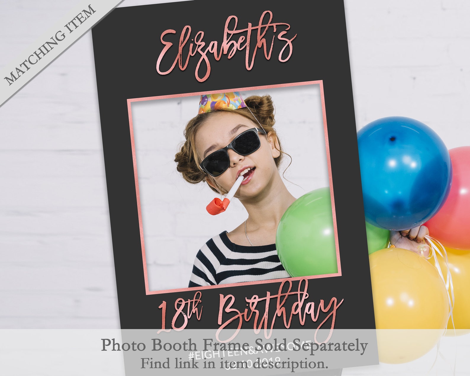 30th Birthday Photo Booth Pack of 12 main image 1