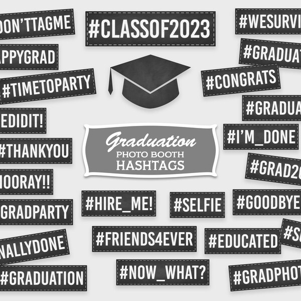 Graduation Hashtag - Etsy