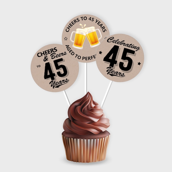 45th Birthday Cake - Etsy