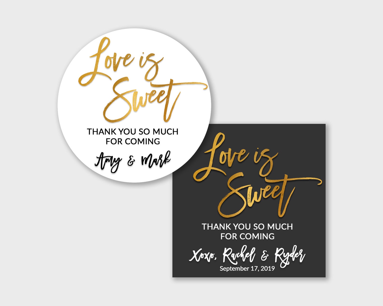 Love is Sweet Stickers Love is Sweet Labels Wedding Bridal | Etsy