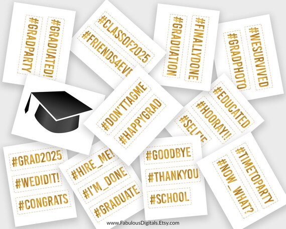 Hashtag Graduation Template Free Kindergarten Graduation Ceremony