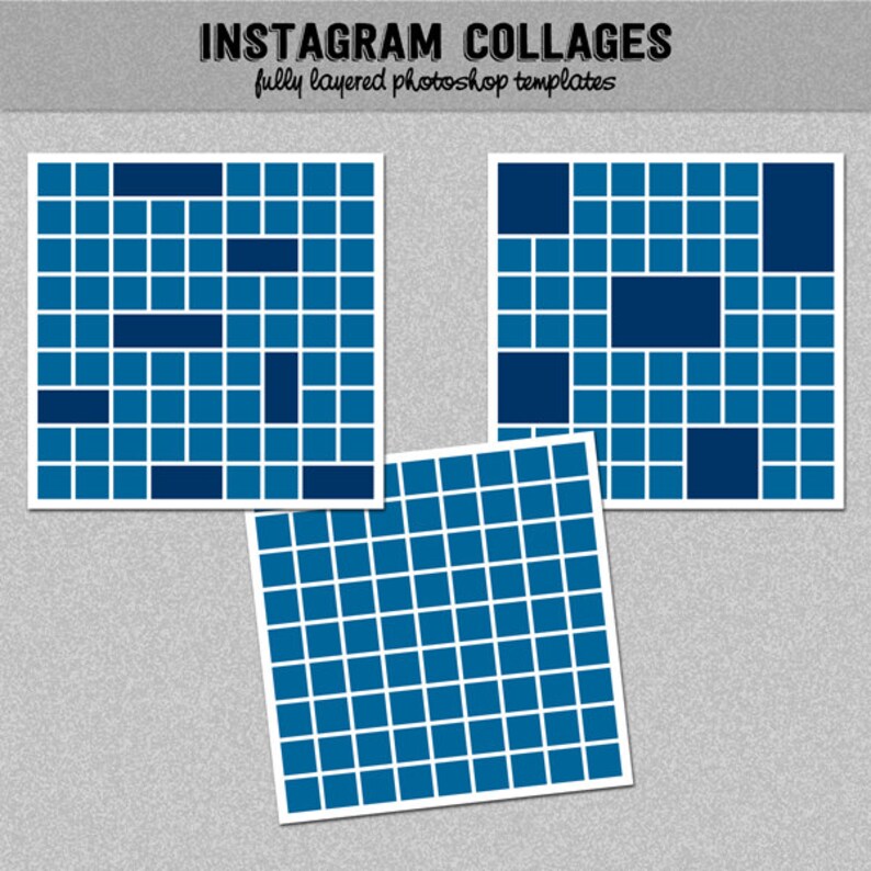 6 Instagram Collage Templates Photoshop Templates Photo Etsy 6 Instagram Collage Templates Photoshop Templates Photo Etsy