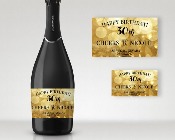 Etiquettes De Champagne Joyeux Anniversaire Etiquette Etsy Etiquettes De Champagne Joyeux Anniversaire Etiquette Etsy