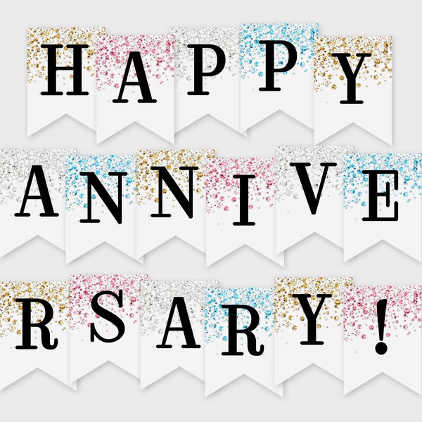 Anniversary Banner - Etsy