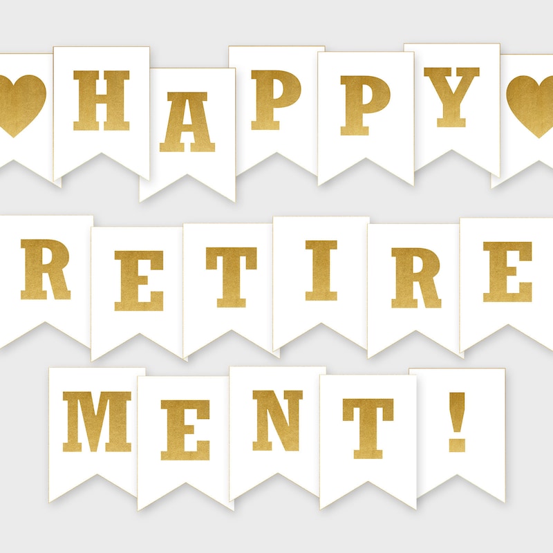 Retirement Printable - Etsy