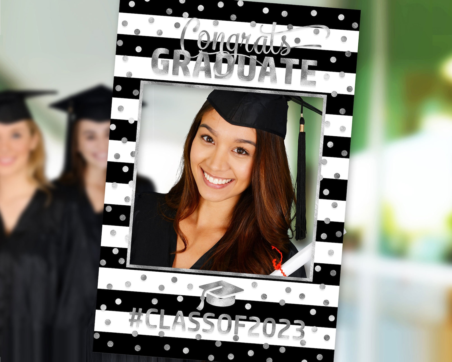 Printable Graduation Photo Booth Frame Class of 2023 / Etsy