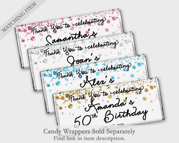 Banniere Imprimable Joyeux Anniversaire Paillettes Confettis Etsy Canada