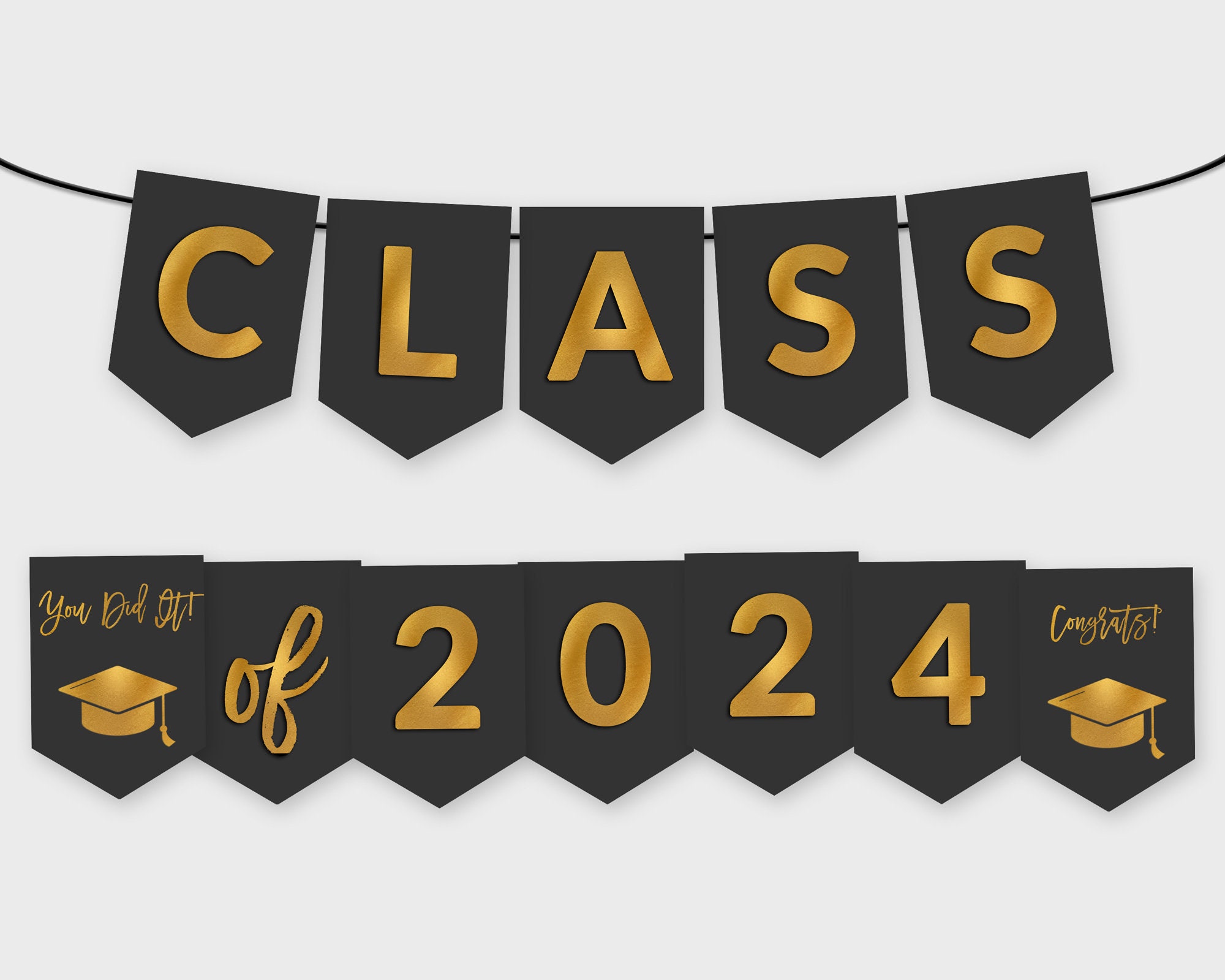 100x Graduation Stickers, Class of 2024, Congratulations Graduates, Gold  Foil Stickers, Foil Metallic Seal, Class of 2024 Stickers, 2024 Graduation
