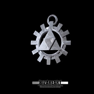 Silver Triforce pendant, Tiny Silver kog, Zelda jewellery, Zelda gift, Zelda necklace, Zelda fan, Legendofzelda, Zeldafanart, Zeldanation