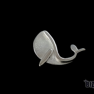 Silver Whale Pendant, Tiny Whale necklace, Whale jewelry, Whale jewellery, Miniature Whale, Sea Life Jewelry, Gift for her.