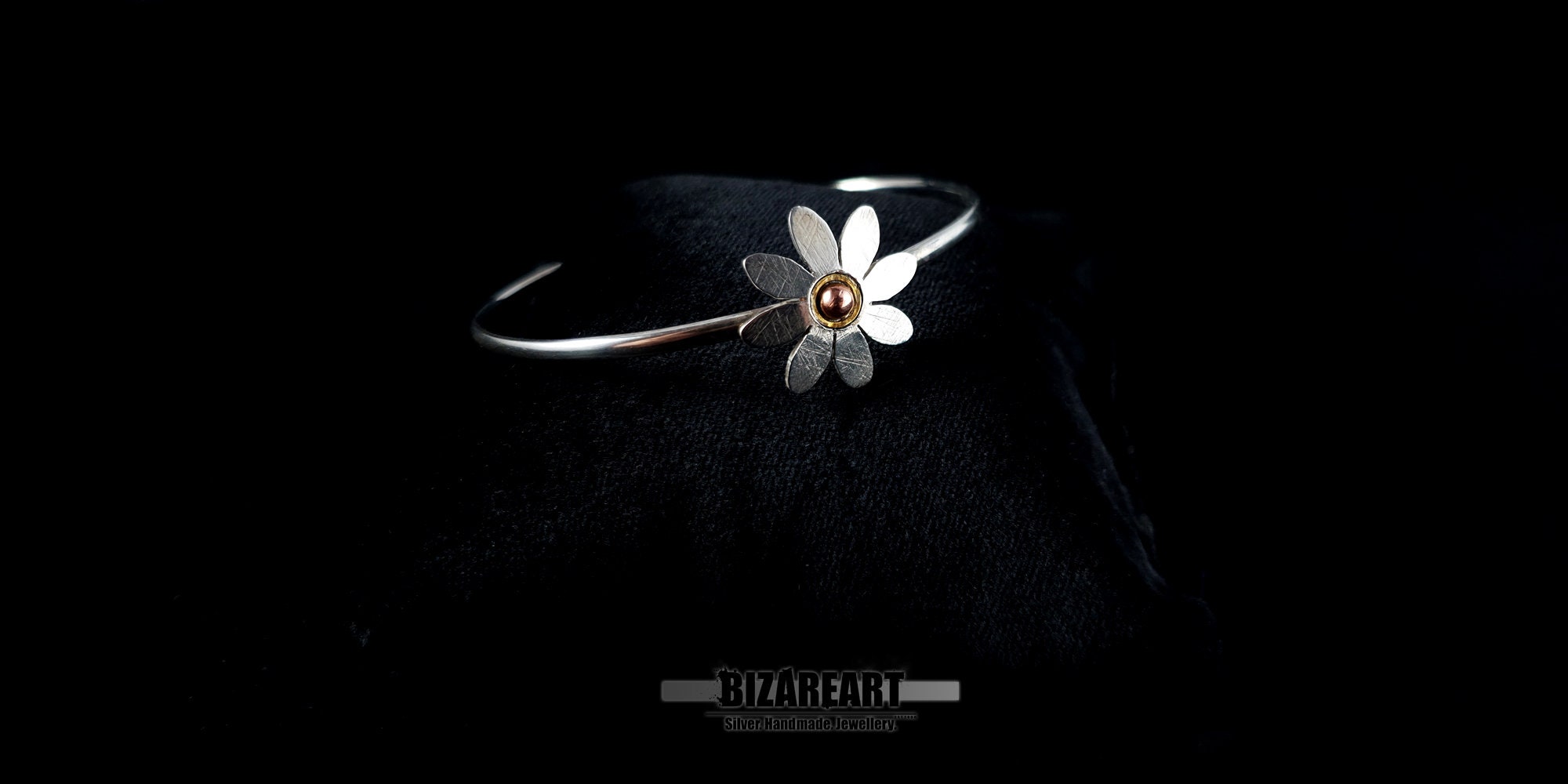 Bracciale Donna In Argento 925 Con Ciondolo Margherita, Gioiello Regolabile Stile Coreano