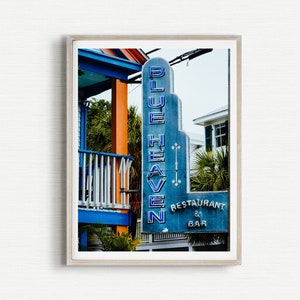 Key West Photography, Blue Heaven Bar, Key West Restaurant, Florida Keys Photo, Key West Photo, Key West Decor, Florida Photo, Key West Art