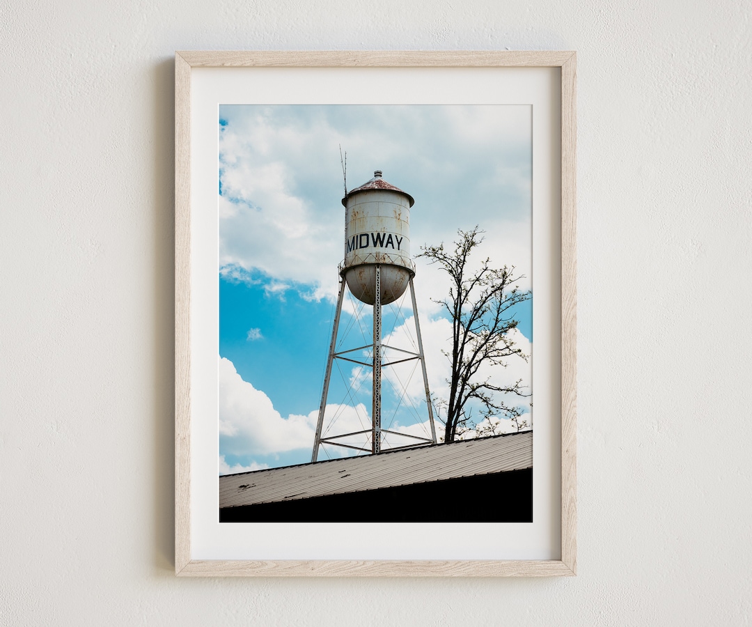 Midway Kentucky Photo, Midway Water Tower, Midway Photo, Kentucky Wall