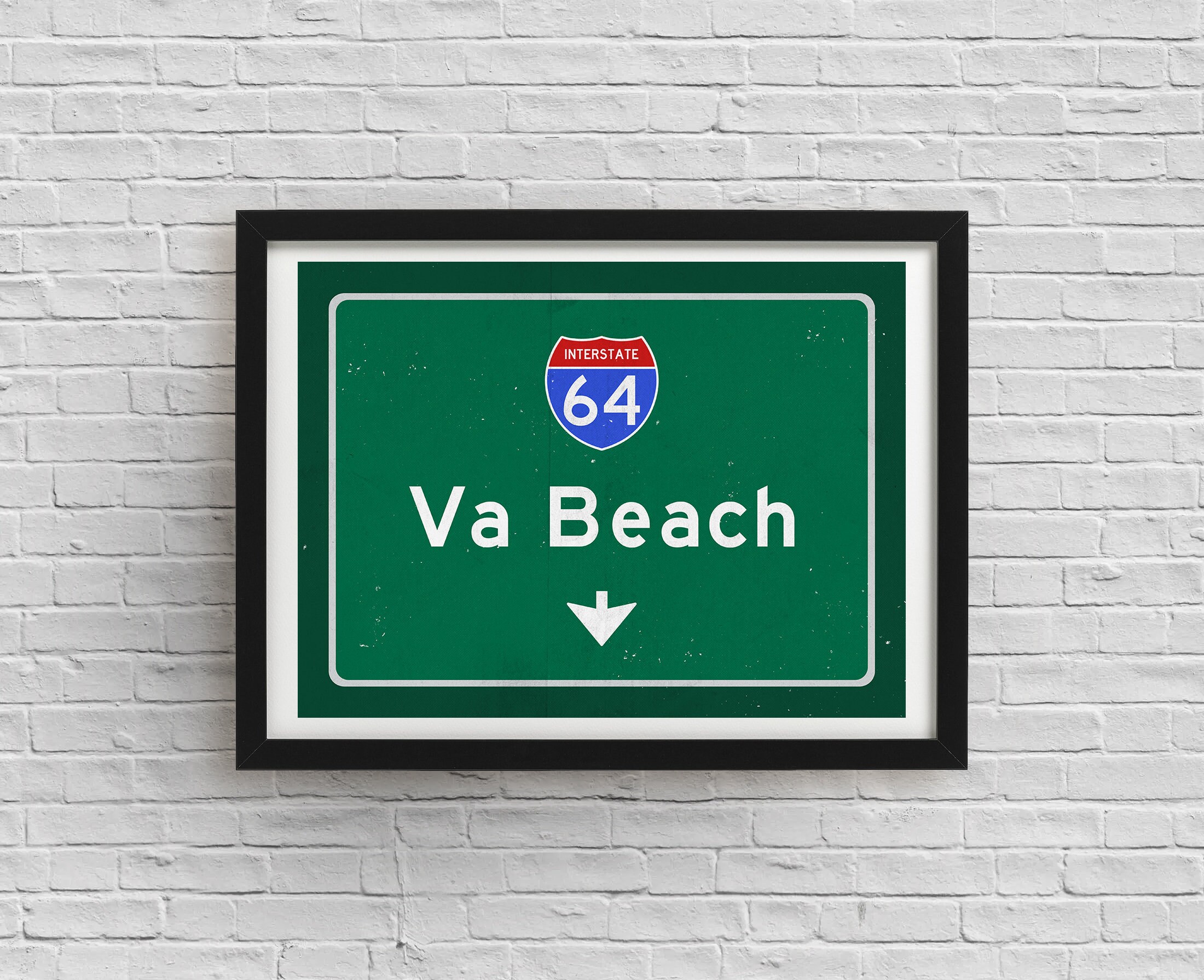 Virginia Beach Print Virginia Beach Sign Beach Decor Etsy