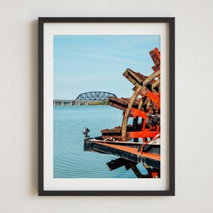 Louisville Photo, Belle of Louisville Photo, Louisville Print, Kentucky Photography, Ohio River, Louisville Photography, Kentucky Decor