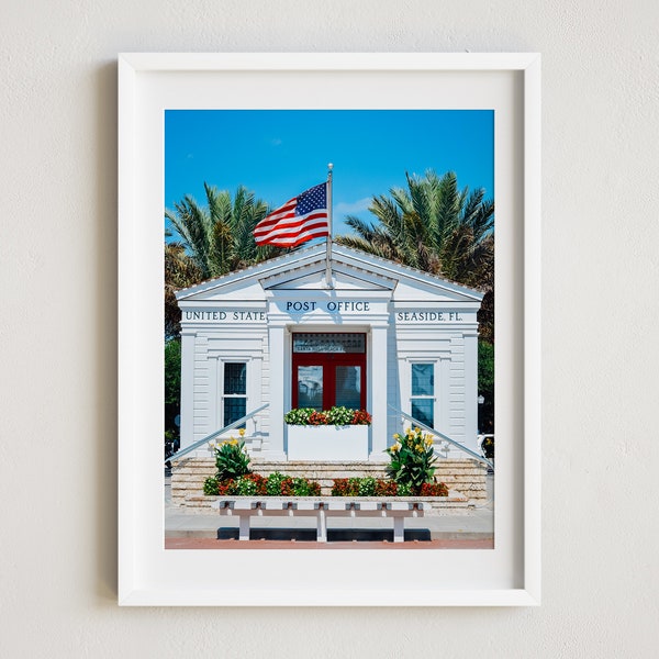 Seaside Post Office, Seaside Photography, Seaside, Florida Photo, Seaside Decor, 30A Photography, Seaside 30A, Highway 30A, Seaside Decor