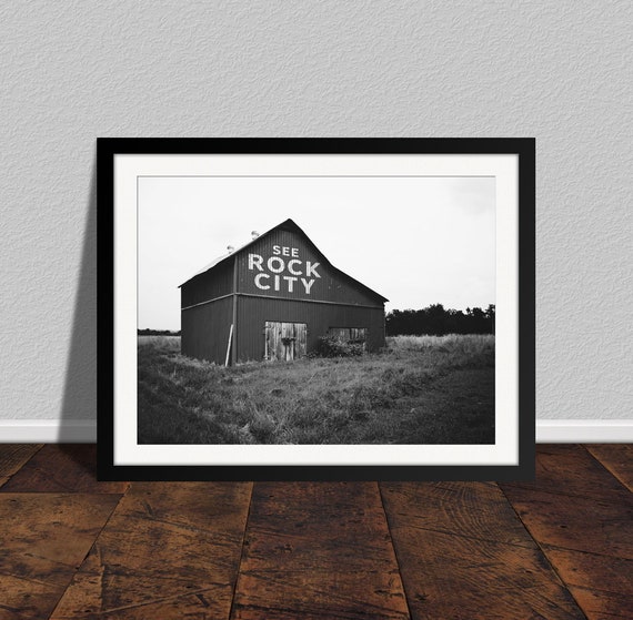 Tennessee Photography See Rock City Barn Tennessee Decor Etsy