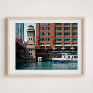 Chicago Photo, Downtown Chicago Print, Chicago River Photography, Reid Murdoch Building, Historic Building Photography, Chicago Riverwalk