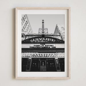 Chattanooga Photography, Tivoli Theater, Chattanooga Photo, Tennessee, Downtown Chattanooga, Tennessee Wall Art, Chattanooga Print